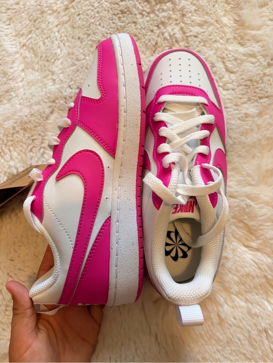 Nike Other - Nike White and Hot Pink Low-Top Sneakers